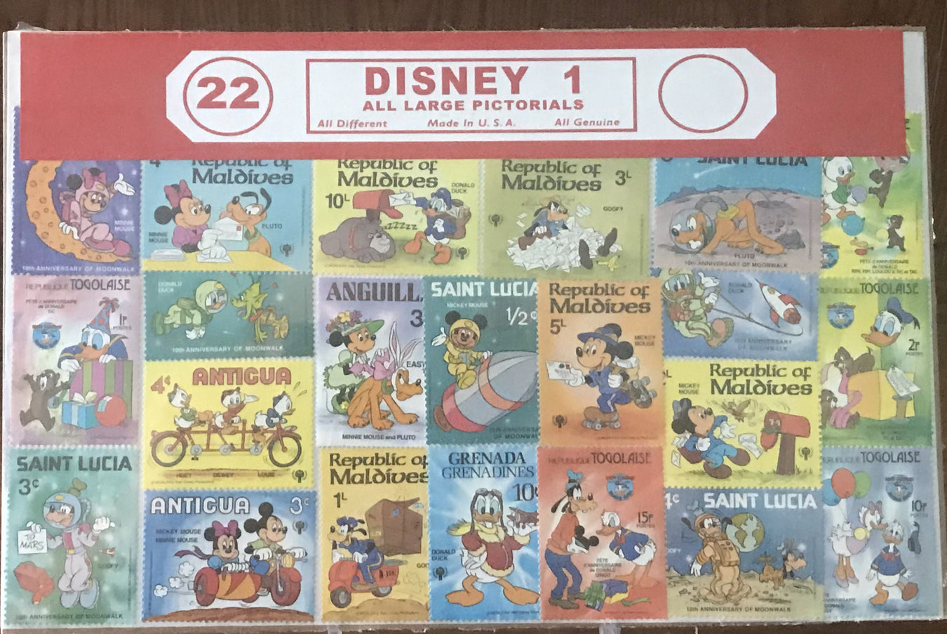 Disney Stamp packet