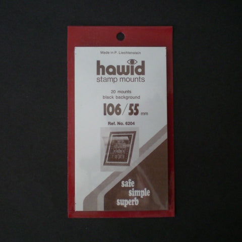 Hawid Pre-Cut Plate Block Stamp Mounts