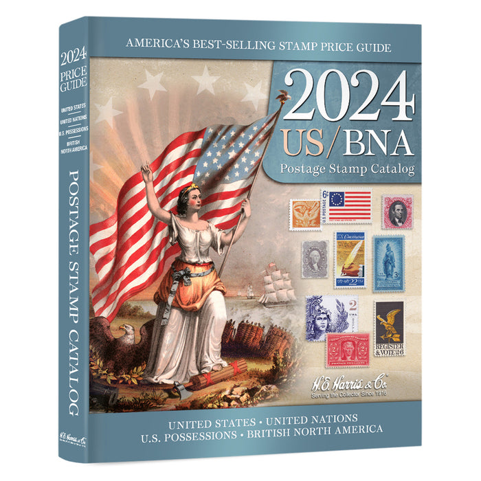 2024 British, North America Stamp Catalog Harris