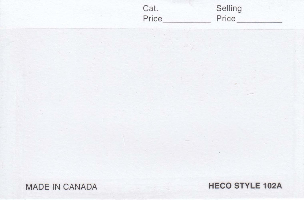 Heco 102A 4.25" x 2.75" Stamp Approval Cards Quantity 1000