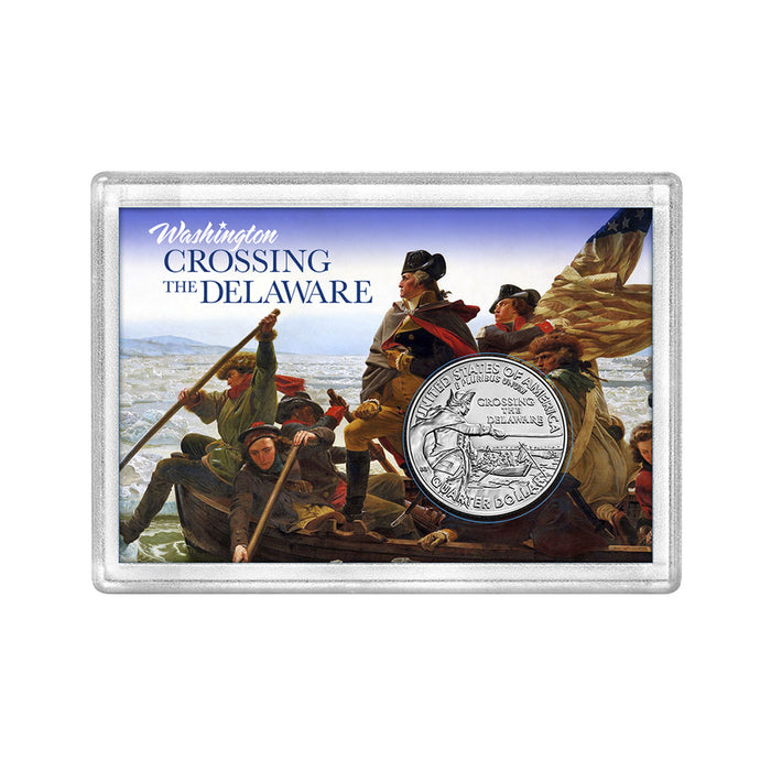 4954 Washington Crossing the Delaware 2X3 Quarter Frosty Case