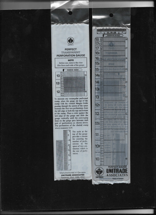 Unitrade Clear Perforation Guage